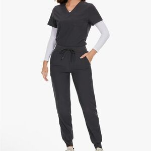 Women's Gray Scrub set